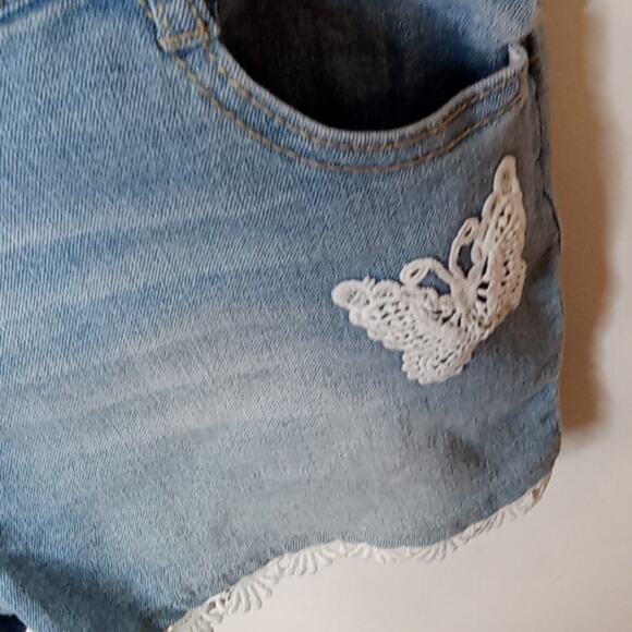 Epic Threads Girls Overall shorts Size 16 with Butterflies. Plus, Atleisure Cute - Picture 4 of 9